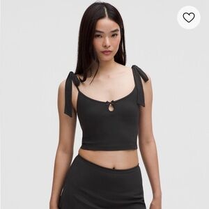 lululemon Nulu Bow-Detail Tank Top – Balletcore Set (Size M)
